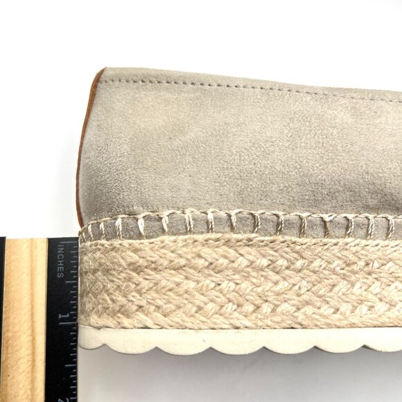 Dr Scholls Womens Sunray Greige Oatmeal Platforms Espadrilles Loafers Shoes - Picture 13 of 14